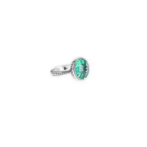 Anello castone grande - Linea Mediterranea