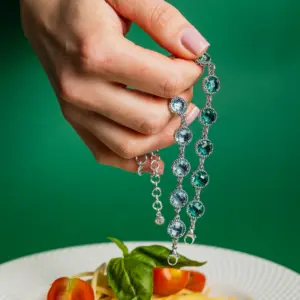 Bracciale a otto castoni - Linea Mediterranea